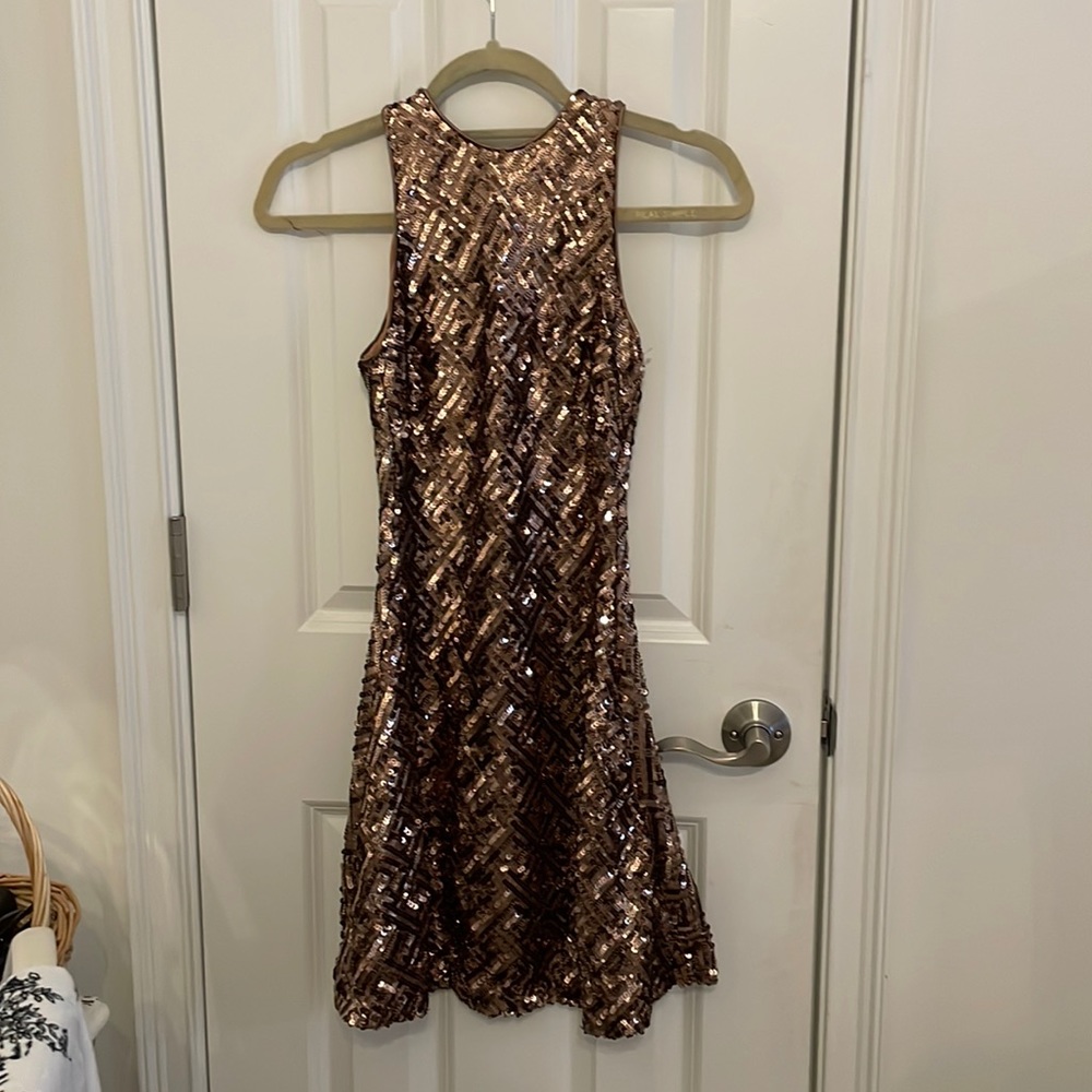 Dress the population sequence prom dress size Xs